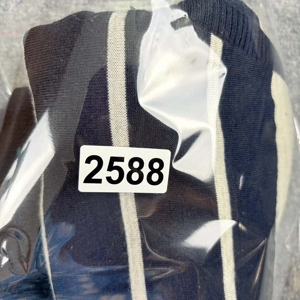 Vintage Y2K Banana Republic Hoodie Sweater Mens L Navy‎ Wool Baja Boho Coastal